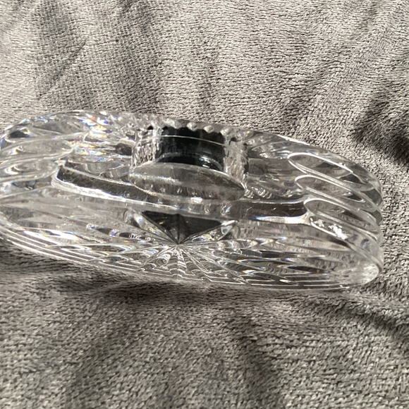 VINTAGE WATERFORD SHERIDAN SMALL TABLE TOP OVAL CRYSTAL CLOCK - Picture 6 of 11